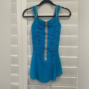 Sharene figure skating dress Swarovski crystals women’s small